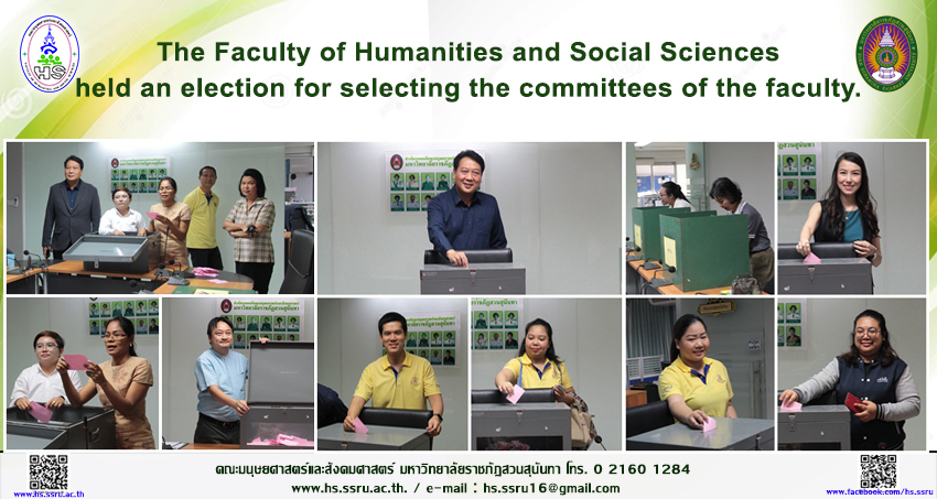 The Faculty Of Humanities And Social Sciences Held An Election For Selecting The Committees Of