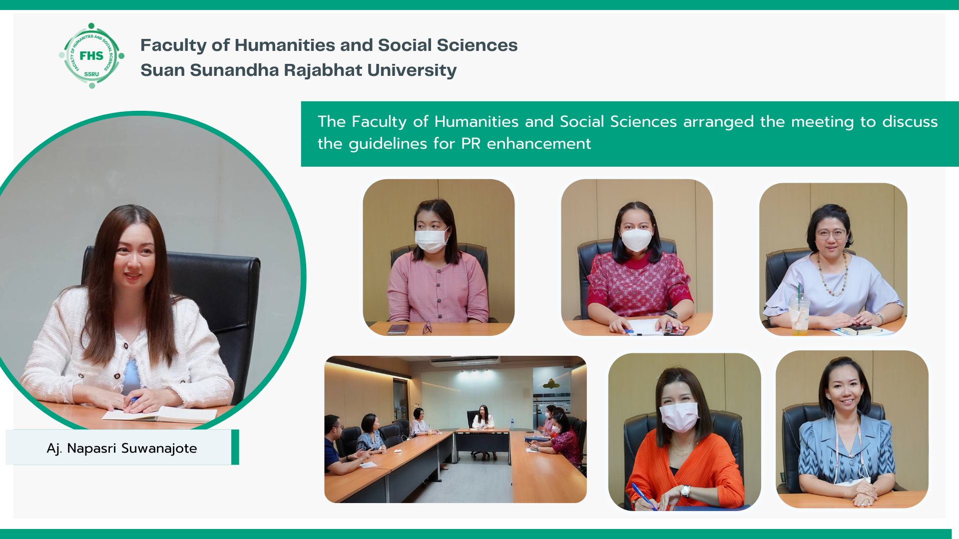 The Faculty Of Humanities And Social Sciences Arranged The Meeting To ...