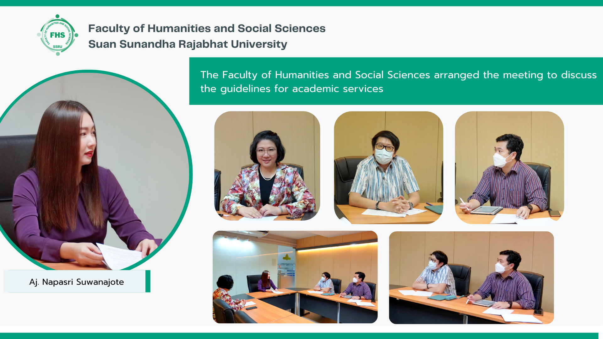 The Faculty Of Humanities And Social Sciences Arranged The Meeting To ...