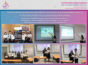 นักศึกษา คณะมนุษยศาสตร์และสังคมศาสตร์
ร่วมนำเสนองานวิจัยในการประชุมวิชาการและงานสร้างสรรค์ระดับชาติ