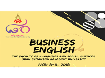 สาขาวิชาภาษาอังกฤษธุรกิจ
คณะมนุษยศาสตร์และสังคมศาสตร์
ขอเชิญร่วมงานเฉลิมฉลองครบรอบ 80 ปี
มหาวิทยาลัยราชภัฏสวนสุนันทา