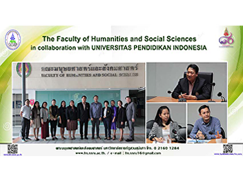 The Faculty of Humanities and Social
Sciences in collaboration with
UNIVERSITAS PENDIDIKAN INDONESIA