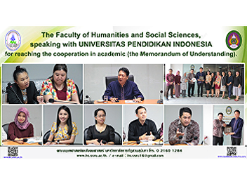 The Faculty of Humanities and Social
Sciences, speaking with UNIVERSITAS
PENDIDIKAN INDONESIA for reaching the
cooperation in academic (the Memorandum
of Understanding).