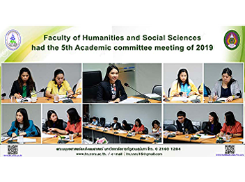 Faculty of Humanities and Social
Sciences had the 5th Academic committee
meeting of 2019
