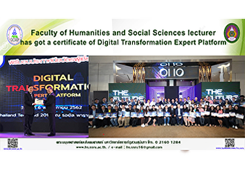 Faculty of Humanities and Social
Sciences lecturer has got a certificate
of Digital Transformation Expert
Platform.
