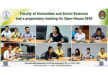 Faculty of Humanities and Social
Sciences had a preparatory meeting for
Open House 2019