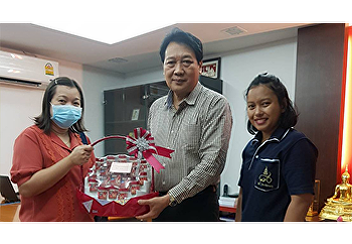 Head of Humanities Department
congratulated to the Dean of Faculty of
Humanities and Social Sciences in the
opportunity of getting academic
promotion