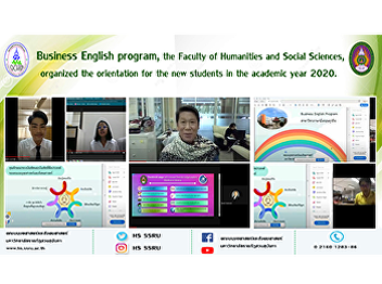 Business English program, the Faculty of
Humanities and Social Sciences,
organized the orientation for the new
students in the academic year 2020.
