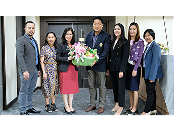 The Faculty of Humanities and Social
Sciences congratulated Asst. Prof.Dr.
Kannika Piromrat got the new position of
the Acting for the Dean of the Faculty
of Education, Suan Sunandha Rajabhat
University.