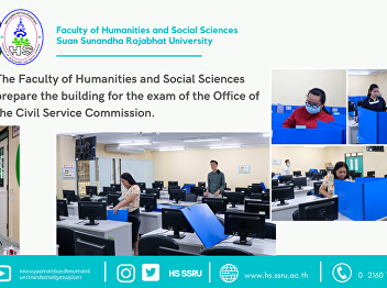 The Faculty of Humanities and Social
Sciences prepare the building for the
exam of the Office of the Civil Service
Commission.