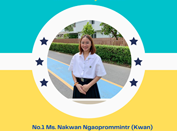 No.1 Ms. Nakwan Ngaoprommintr (Kwan)
from the Thai program.