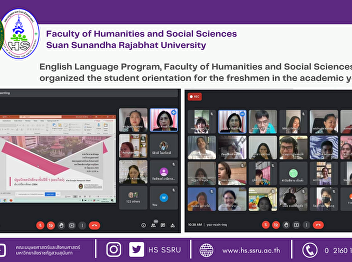 English Language Program, Faculty of
Humanities and Social Sciences,
organized the student orientation for
the freshmen in the academic year 2021