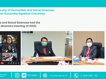 Faculty of Humanities and Social
Sciences had the nine faculty board of
directors meeting of 2021