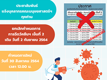 ประชาสัมพันธ์
ถึงบุคลากรคณะมนุษยศาสตร์และสังคมศาสตร์ทุกท่าน