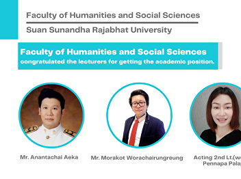 Faculty of Humanities and Social
Sciences congratulated the lecturers for
getting the academic position.