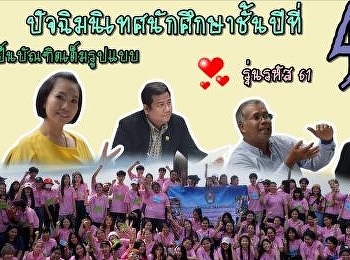 กิจกรรมปัจฉิมนิเทศของนักศึกษาชั้นปีที่ 4
สาขาการจัดการพัฒนาสังคมและวัฒนธรรม