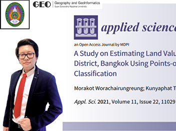 Lecturer from the Geography and
Geo-Informatics program, Faculty of
Humanities and Social Sciences, has
published the research in Applied
Sciences Journal in Scopus and SJR Q2