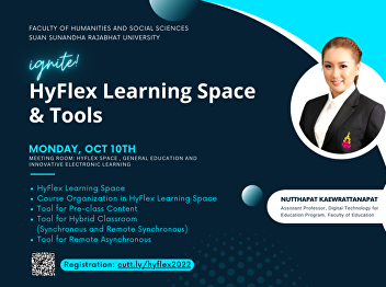 The lecturers of the Faculty of
Humanities and Social Sciences, Suan
Sunandha Rajabhat University