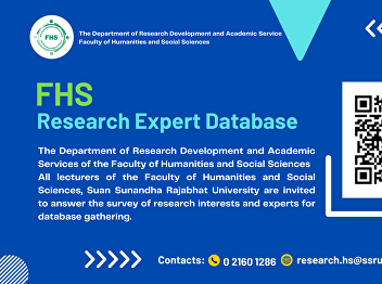 The Department of Research Development
and Academic Services of the Faculty of
Humanities and Social Sciences
