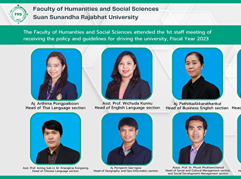 The Faculty of Humanities and Social
Sciences extended congratulations to the
lecturers on the appointment of Head of
the Section;