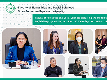 Faculty of Humanities and Social
Sciences discussing the guideline of
academic cooperation in English language
training activities and internships for
students with Curtin University
Australia