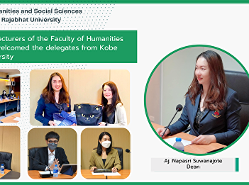 The executives and lecturers of the
Faculty of Humanities and Social
Sciences welcomed the delegates from
Kobe Shoin Women's University