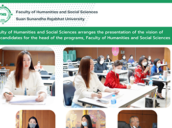 Faculty of Humanities and Social
Sciences arranges the presentation of
the vision of the candidates for the
head of the programs, Faculty of
Humanities and Social Sciences