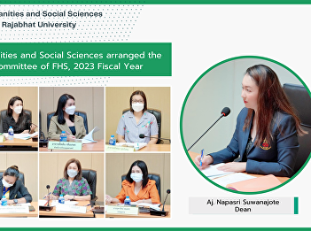 The Faculty of Humanities and Social
Sciences arranged the 2nd meeting of the
committee of FHS, 2023 Fiscal Year