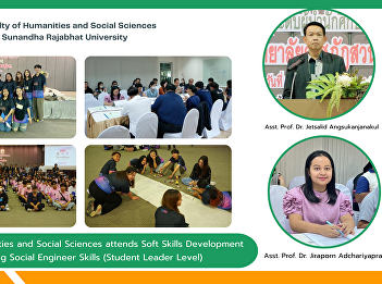 Faculty of Humanities and Social
Sciences attends Soft Skills Development
Workshop by Using Social Engineer Skills
(Student Leader Level)