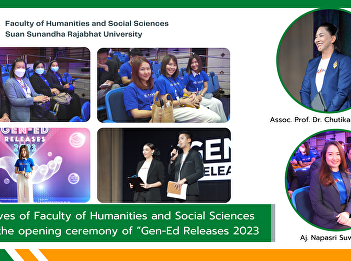 Executives of Faculty of Humanities and
Social Sciences attend the opening
ceremony of “Gen-Ed Releases 2023