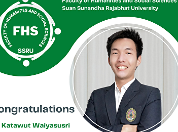 Congratulations to Aj. Katawut
Waiyasusri and lecturers of Geography
and                      Geo-Informatics
Section on receiving a research
publication by Scopus and Scimago-Q3
