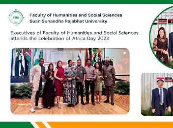 Executives of Faculty of Humanities and
Social Sciences attends the celebration
of Africa Day 2023