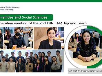 Faculty of Humanities and Social
Sciences attends the preparation meeting
of the 2nd FUN FAIR: Joy and Learn