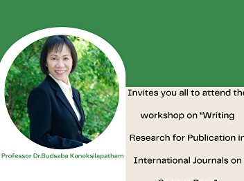 Business English Program of the Faculty
of Humanities and Social Sciences
Invites you all to attend the workshop
on “Writing Research for Publication in
International Journals on Scopus Base”