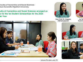 The Faculty of Humanities and Social
Sciences arranged an interview for the
1st Student Scholarships for the 2024
Academic Year