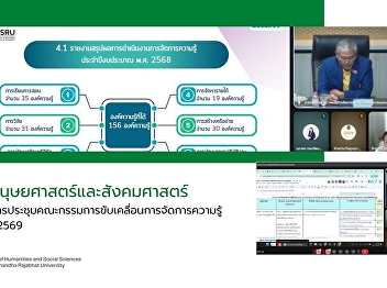The Faculty of Humanities and Social
Sciences attends the 1st Knowledge
Management Committee Meeting for the
year 2026