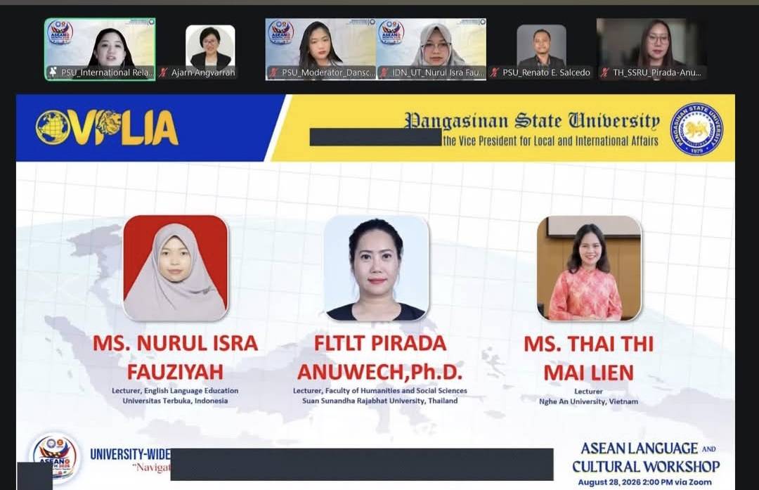 วิทยากรกิจกรรม ASEAN Language and
Cultural Exchange