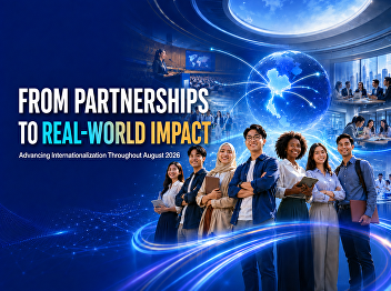 FHS–SSRU accelerates its
internationalization agenda through
partnerships