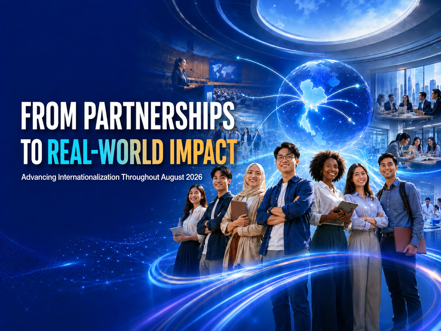 From Partnerships to Real-World
Impact: Advancing Internationalization
Throughout August 2026