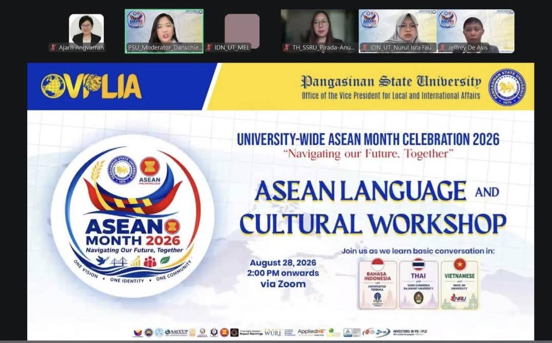 ASEAN Language and Cultural
Exchange โดย Pangasinan State
University