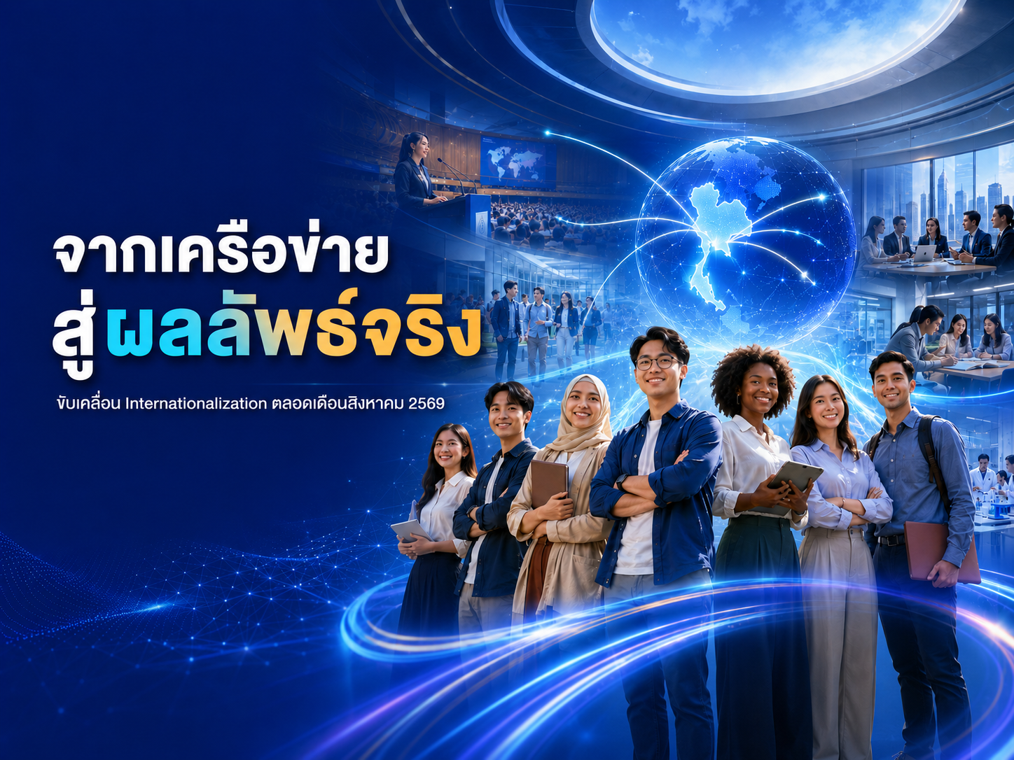 จากเครือข่ายสู่ผลลัพธ์จริง
ขับเคลื่อน Internationalization
ตลอดเดือนสิงหาคม 2569